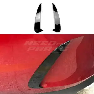 Rear Bumper Canards Voor Mercedes E Class C238 AMG Line & E53 AMG – AMG Look, Hoogglans Zwart