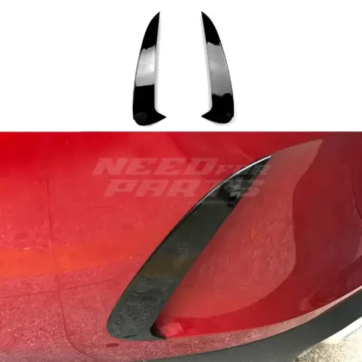 Rear Bumper Canards For Mercedes E Class C238 AMG Line & E53 AMG Only – AMG Look, Gloss Black