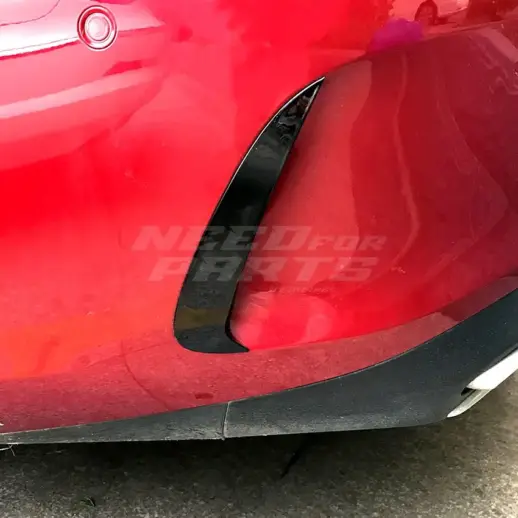 Rear Bumper Canards For Mercedes E Class C238 AMG Line & E53 AMG Only – AMG Look, Gloss Black