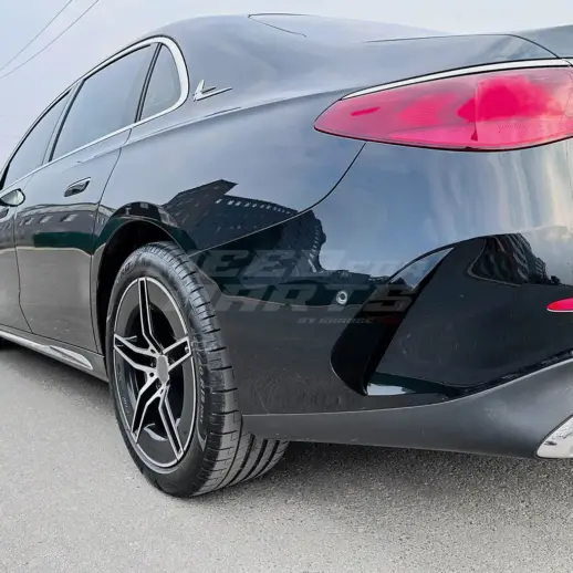 Rear Bumper Canards For Mercedes E Class W214 (2023-present) AMG Line Only – AMG Look, Gloss Black