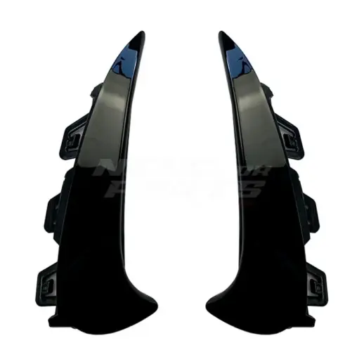 Rear Bumper Canards For Mercedes GLA Class H247 AMG Line & GLA35 AMG & GLA45 AMG Only – AMG Look, Gloss Black