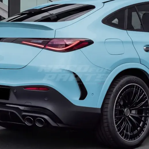 Rear Bumper Canards For Mercedes GLC Class C254 (2023-present) AMG Line & GLC43 AMG & GLC63 AMG Only – AMG Look, Gloss Black