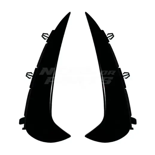 Rear Bumper Canards For Mercedes GLC Class X254 AMG Line & GLC43 AMG & GLC63 AMG Only – AMG Look, Gloss Black