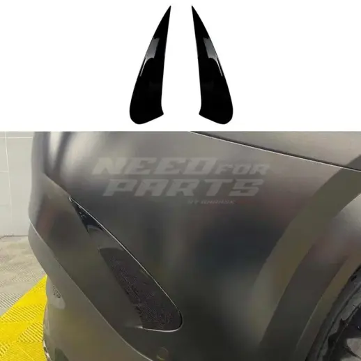 Rear Bumper Canards For Mercedes GLE Class C167 AMG Line & GLE53 AMG & GLE63 AMG Only – AMG Look, Gloss Black