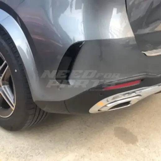Rear Bumper Canards For Mercedes GLE Class W167 AMG Line & GLE53 AMG & GLE63 AMG Only – AMG Look, Gloss Black