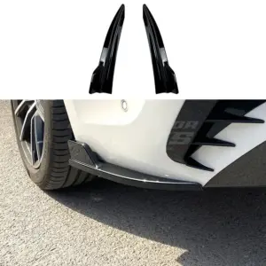 Rear Side Splitters Voor BMW 3 Series G20/G21 Pre-LCI M Sport & M340i & M340d – M Performance Look, Hoogglans Zwart