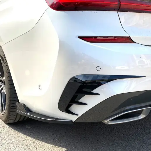 Rear Side Splitters For BMW 3 Series G20/G21 Pre-LCI M Sport & M340d & M340i Only – M Performance Look, Gloss Black