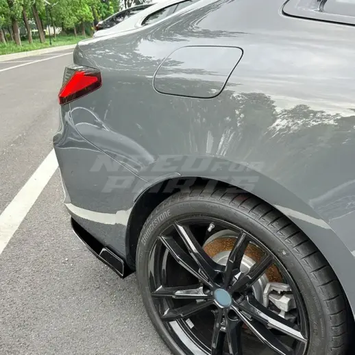 Rear Side Splitters For BMW 4 Series G22/G23 M Sport & M440d & M440i Only – M Performance Look, Gloss Black