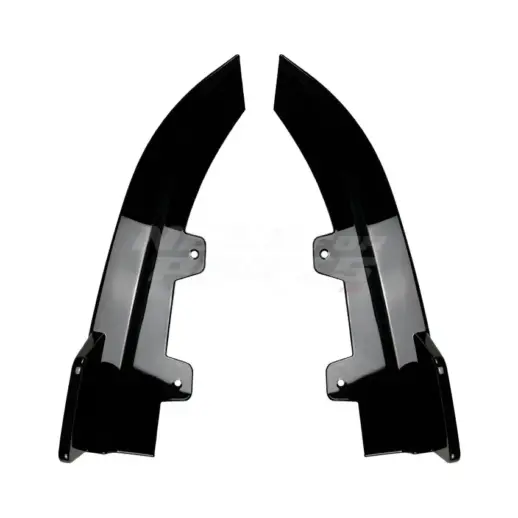 Rear Side Splitters For BMW 4 Series G22/G23 M Sport & M440d & M440i Only – M Performance Look, Gloss Black