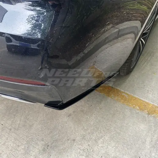 Rear Side Splitters For BMW 5 Series G30/G31 M Sport & M550i & M550d Only – M Performance Look, Gloss Black
