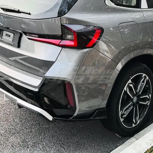 Rear Side Splitters For BMW X1 U11 (2022-present) M Sport & M35i Only – M Performance Look, Gloss Black