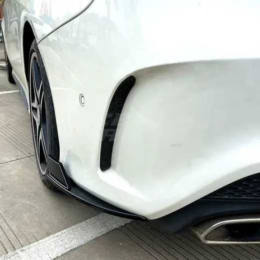 Rear Side Splitters For Mercedes CLA Class C117/X117 AMG Line & CLA45 AMG Only – AMG Look, Gloss Black