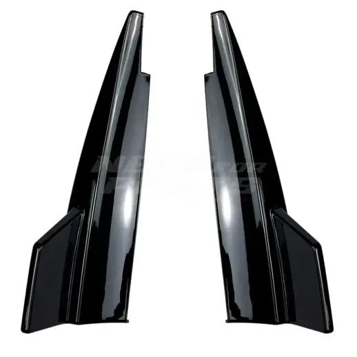 Rear Side Splitters For Mercedes CLA Class C117/X117 AMG Line & CLA45 AMG Only – AMG Look, Gloss Black
