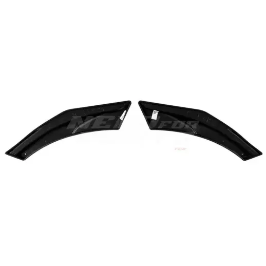 Rear Side Splitters For Volkswagen Polo 6 (Hatchback) (2021-present) Facelift GTI Only – Sport Look, Gloss Black