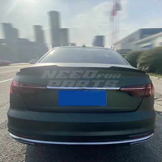 Rear Spoiler For Audi A4/A4 S Line/S4 B9 (Sedan) – Sport Look, Gloss Black