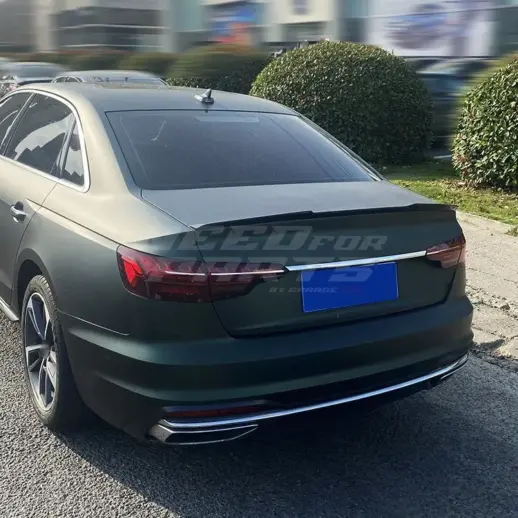 Rear Spoiler For Audi A4/A4 S Line/S4 B9 (Sedan) – Sport Look, Gloss Black