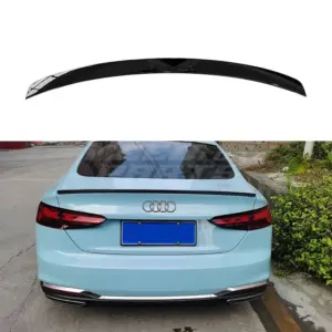 Rear Spoiler Voor Audi A5 F5 (Cabriolet & Coupé & Sportback) – Sport Look, Hoogglans Zwart