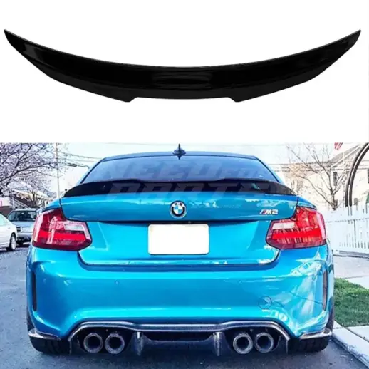 Rear Spoiler For BMW 2 Series F22 Standard & M Sport & M240i & M235i Only – M Performance Look, Gloss Black