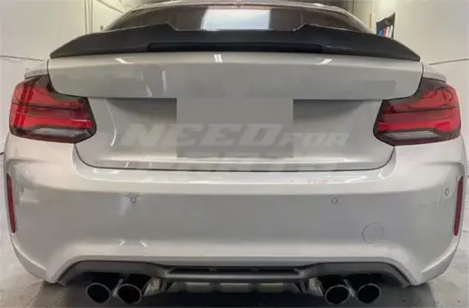 Rear Spoiler For BMW 2 Series F22 Standard & M Sport & M240i & M235i Only – M Performance Look, Gloss Black
