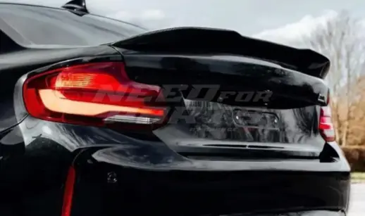 Rear Spoiler For BMW 2 Series F22 Standard & M Sport & M240i & M235i Only – M Performance Look, Gloss Black