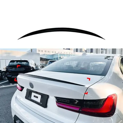 Rear Spoiler For BMW 3 Series G20 Standard & M Sport & M340d & M340i Only – M Performance Look, Gloss Black