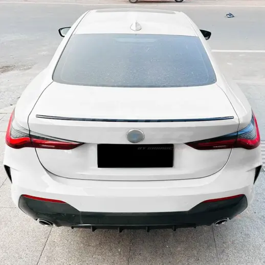 Rear Spoiler For BMW 4 Series G22 Standard & M Sport & M440d & M440i Only – M Performance Look, Gloss Black