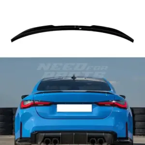 Rear Spoiler Voor BMW 4 Series G22 – M Performance Look, Hoogglans Zwart