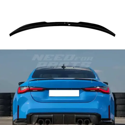 Rear Spoiler For BMW 4 Series G22 Standard & M Sport & M440i & M440d Only – M Performance Look, Gloss Black