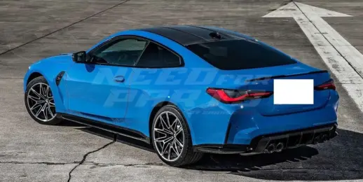 Rear Spoiler For BMW 4 Series G22 Standard & M Sport & M440i & M440d Only – M Performance Look, Gloss Black