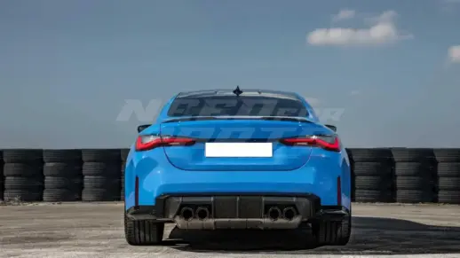 Rear Spoiler For BMW 4 Series G22 Standard & M Sport & M440i & M440d Only – M Performance Look, Gloss Black