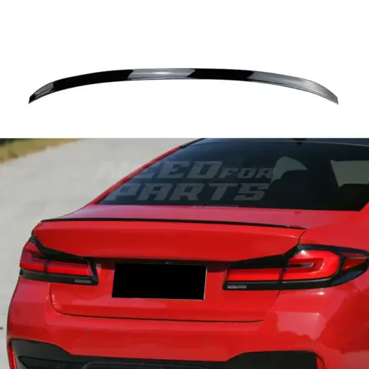 Rear Spoiler For BMW 5 Series G30 Standard & M Sport & M550d & M550i Only – M5 Look, Gloss Black