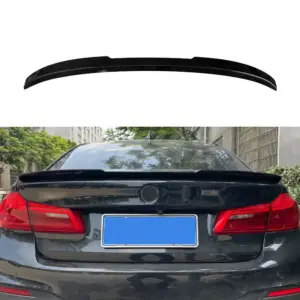 Rear Spoiler Voor BMW 5 Series G30 – M5 CS Look, Hoogglans Zwart