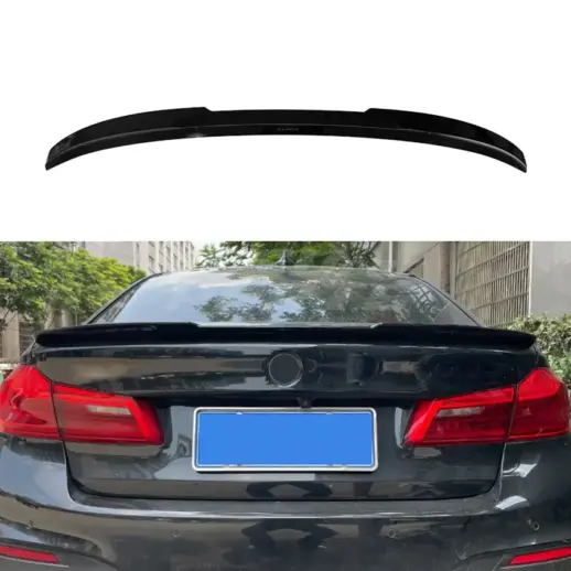 Rear Spoiler For BMW 5 Series G30 Standard & M Sport & M550i & M550d Only – M5 CS Look, Gloss Black