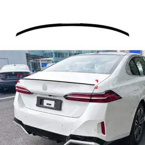 Rear Spoiler Voor BMW 5 Series G60 – M Sport Look, Hoogglans Zwart