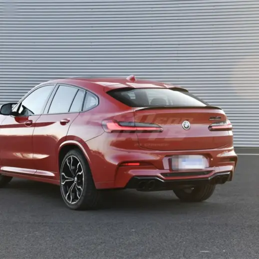 Rear Spoiler For BMW X4 G02 Standard & M Sport & M40i & M40d Only – M Performance Look, Gloss Black