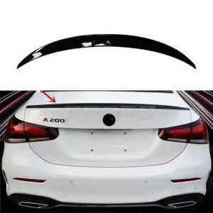 Rear Spoiler Voor Mercedes A Class V177 – AMG Look, Hoogglans Zwart