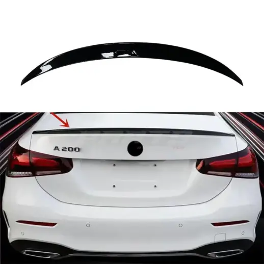 Rear Spoiler For Mercedes A Class V177 Standard & AMG Line & A35 AMG Only – AMG Look, Gloss Black