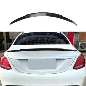Rear Spoiler Voor Mercedes C Class W205 – Racing Look, Carbon Look