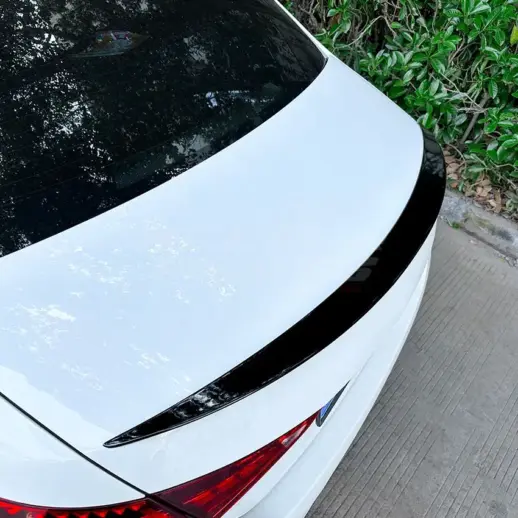 Rear Spoiler For Mercedes C Class W206 Standard & AMG Line & C43 AMG & C63 AMG Only – Racing Look, Gloss Black
