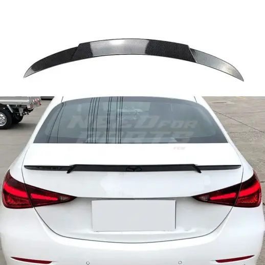 Rear Spoiler For Mercedes C Class W206 Standard & AMG Line & C43 AMG & C63 AMG Only – Sport Look, Carbon Look
