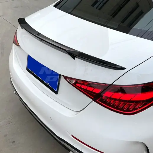 Rear Spoiler For Mercedes C Class W206 Standard & AMG Line & C43 AMG & C63 AMG Only – Sport Look, Gloss Black