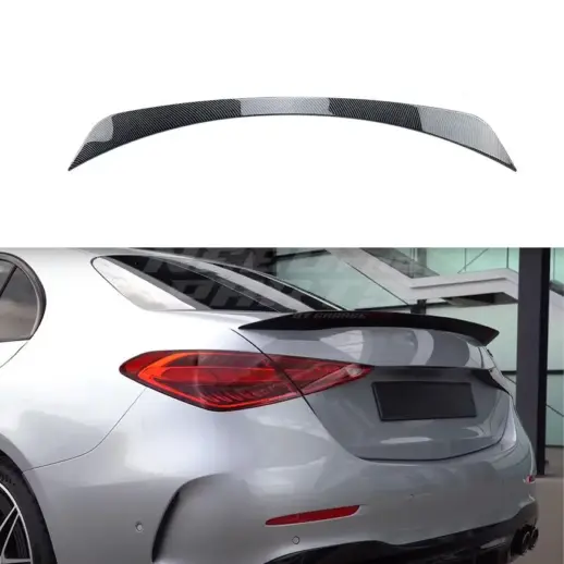Rear Spoiler For Mercedes C Class W206 Standard & AMG Line & C43 AMG & C63 AMG Only – Super Sport Look, Carbon Look