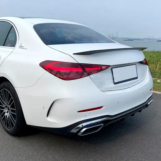 Rear Spoiler For Mercedes C Class W206 Standard & AMG Line & C43 AMG & C63 AMG Only – Super Sport Look, Carbon Look