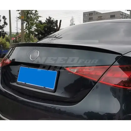 Rear Spoiler For Mercedes C Class W206 Standard & AMG Line & C63 AMG & C43 AMG Only – Sport Look, Gloss Black