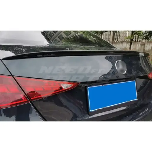 Rear Spoiler For Mercedes C Class W206 Standard & AMG Line & C63 AMG & C43 AMG Only – Sport Look, Gloss Black
