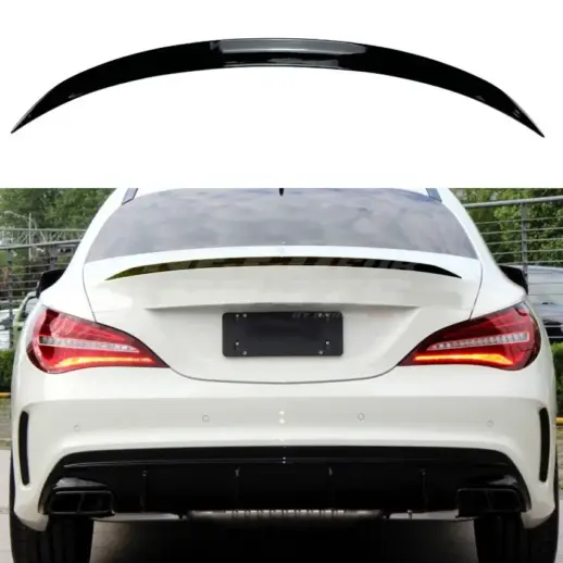 Rear Spoiler For Mercedes CLA Class C117 Standard & AMG Line & CLA45 AMG Only – CLA45 AMG Look, Gloss Black