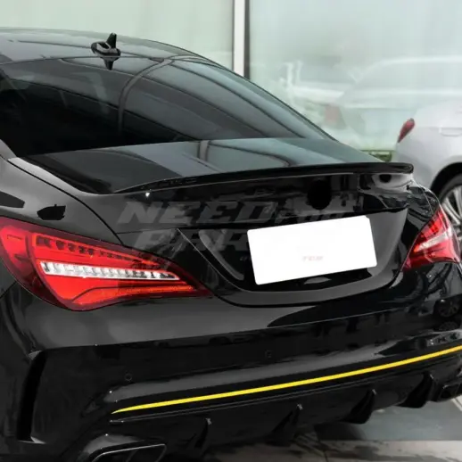 Rear Spoiler For Mercedes CLA Class C117 Standard & AMG Line & CLA45 AMG Only – CLA45 AMG Look, Gloss Black
