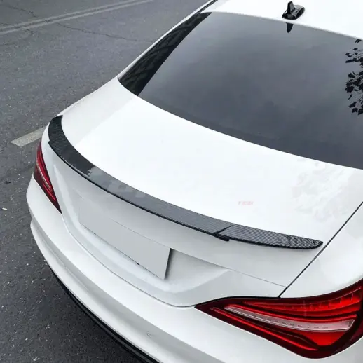Rear Spoiler For Mercedes CLA Class C117 Standard & AMG Line & CLA45 AMG Only – Racing Look, Carbon Look