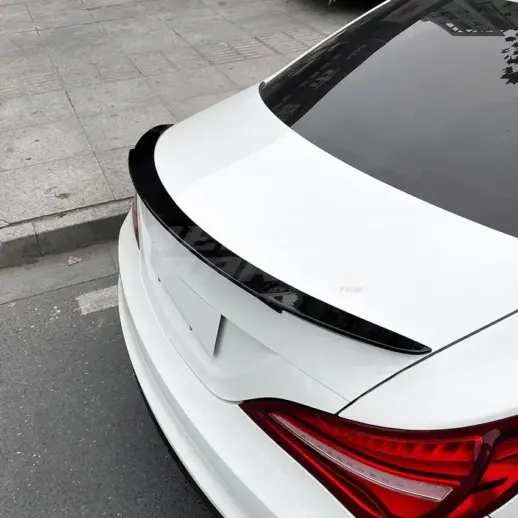 Rear Spoiler For Mercedes CLA Class C117 Standard & AMG Line & CLA45 AMG Only – Racing Look, Gloss Black