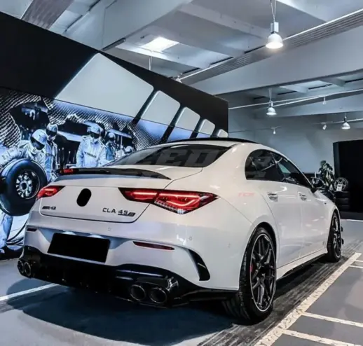 Rear Spoiler For Mercedes CLA Class C118 Standard & AMG Line & CLA35 AMG & CLA45 AMG Only – AMG Look, Carbon Look